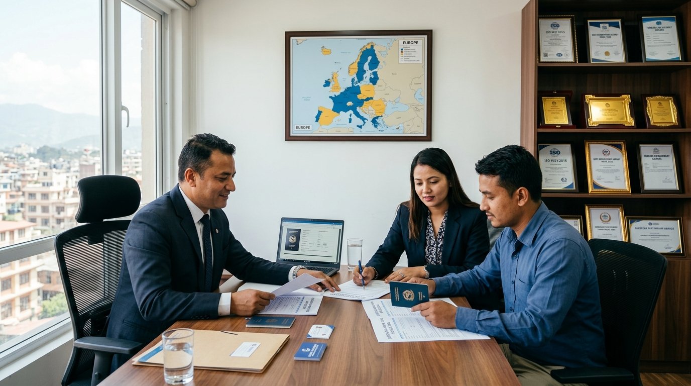 Dream Land Consulting Services Managing Team and Candidate Assessment Office in Kathmandu